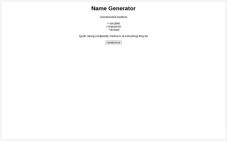 name-generator