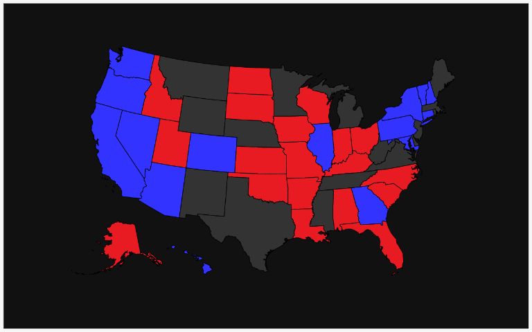 US Election Map Template ― Perchance Generator