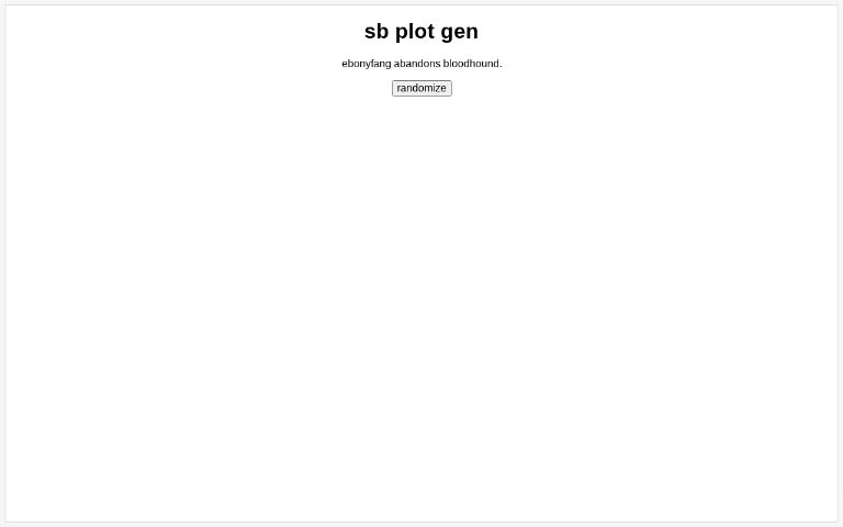 sb-plot-gen-perchance-generator