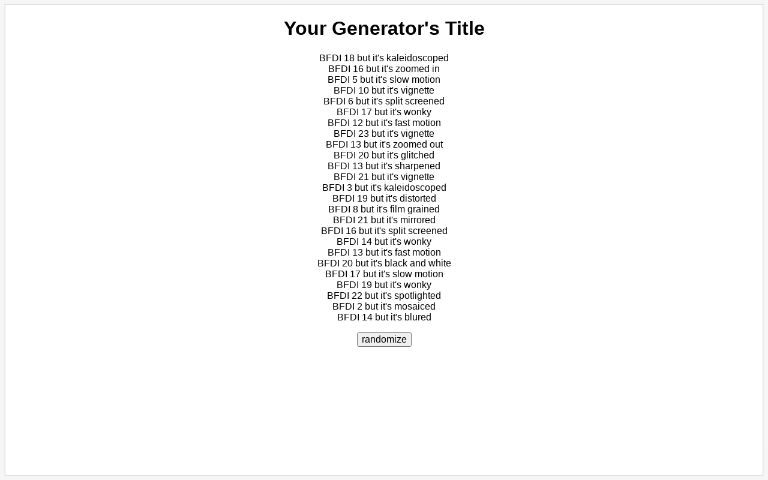 minimal-perchance-generator