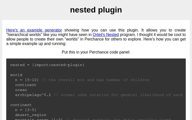 nested plugin
