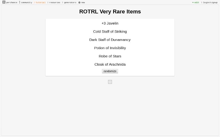 rotrl-very-rare-items-perchance-generator