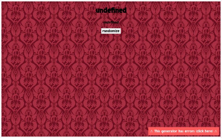 undefined-perchance-generator