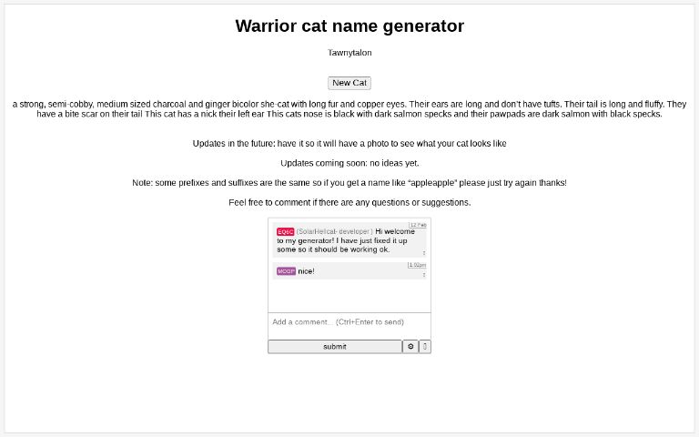 warrior-cat-name-generator