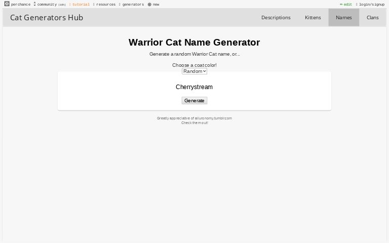 Warrior Cat Name Generator: a really fun tool - Dogalize