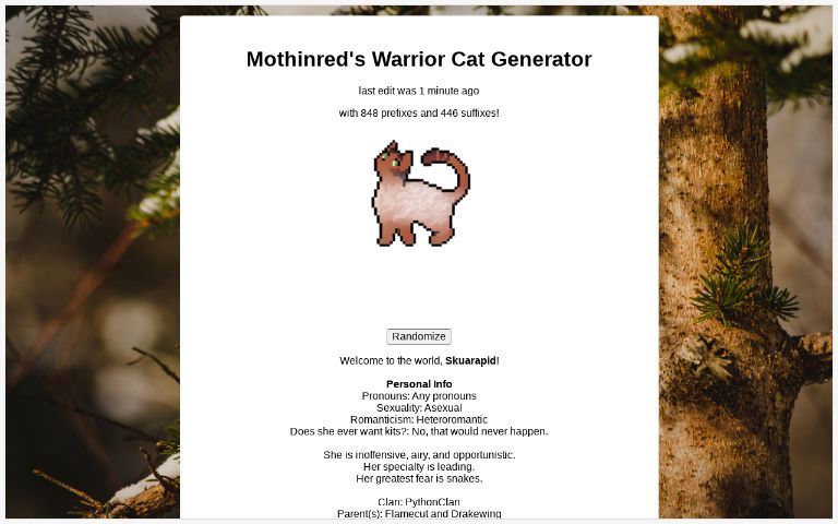 SilverStorm  Warrior cats name generator, Warrior cats, Warrior