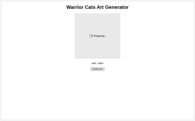 Warrior Cats Art Generator