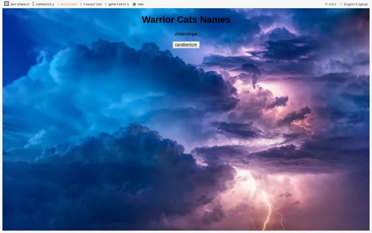 warrior-cats-names-perchance-generator