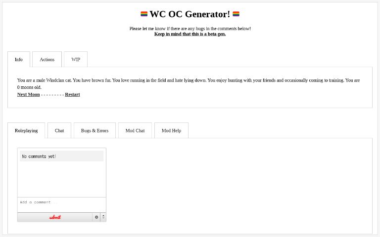 Perchance Generator