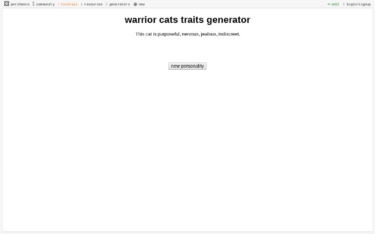 warrior-cats-traits-generator-perchance