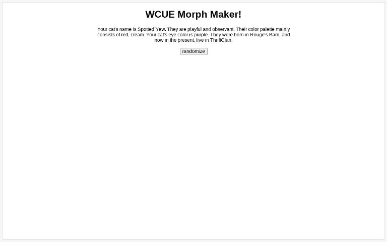 wcue-morph-maker-perchance-generator