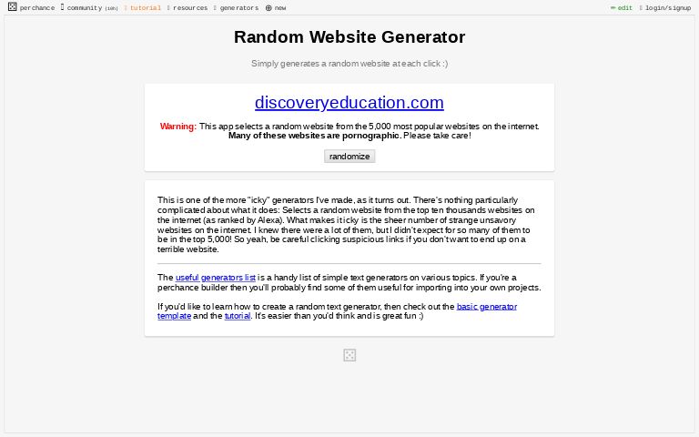 Random Wikipedia Articles ― Perchance Generator