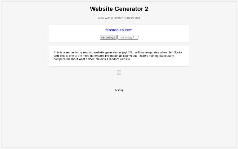 Website Generator 2