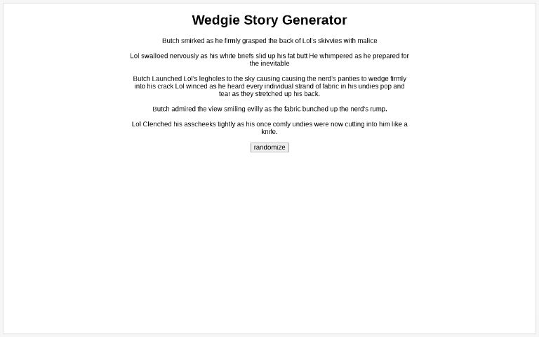 AI Art Generator: Wedgie