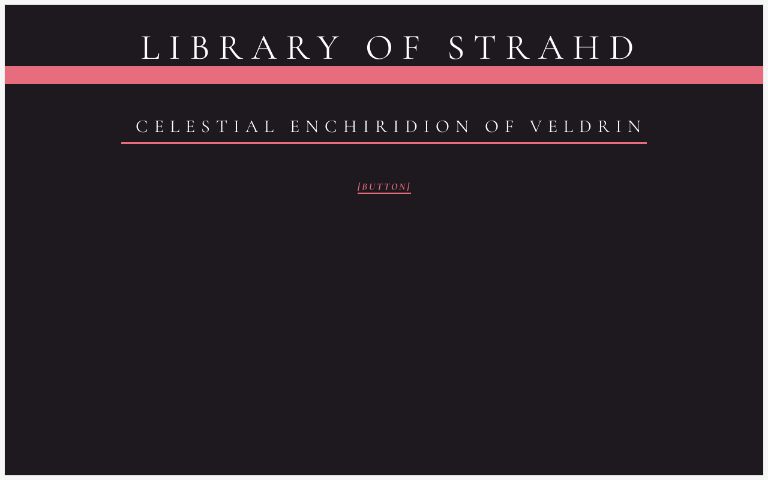 Library of Strahd ― Perchance Generator
