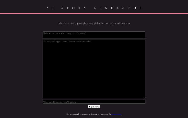 AI Story Generator