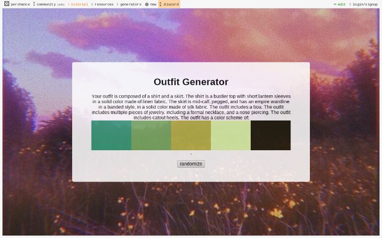 Outfit Generator
