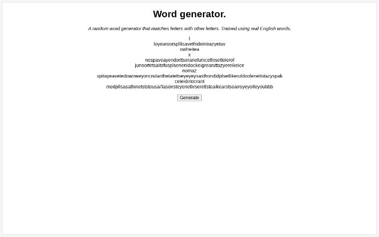 word-generator