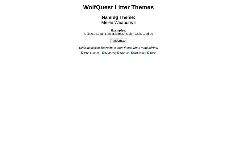 wolfquest-litter-themes-perchance-generator