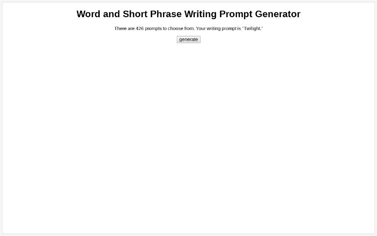 word-and-short-phrase-writing-prompt-generator