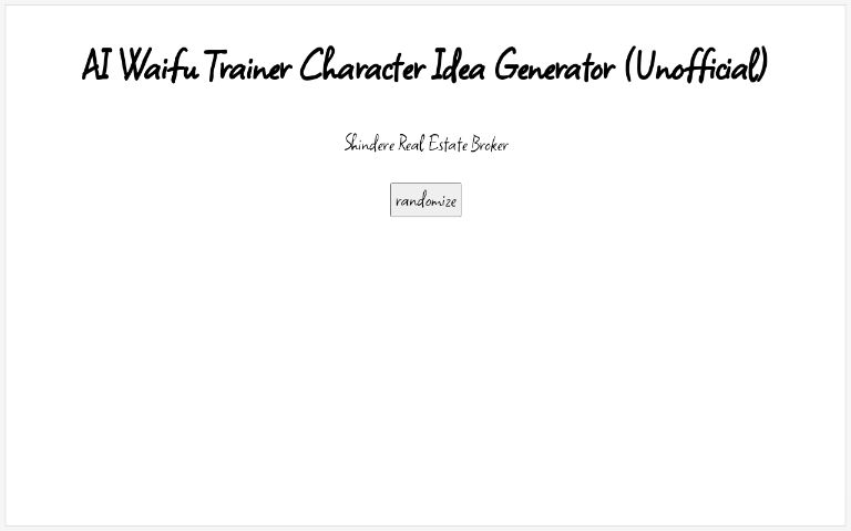 ai-waifu-trainer-character-idea-generator-unofficial-perchance