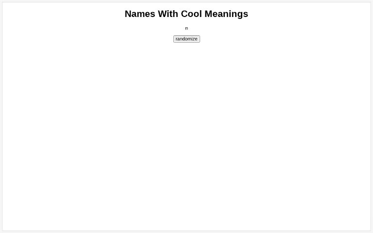 names-with-cool-meanings-perchance-generator