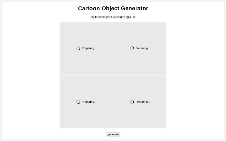 Cartoon Object Generator