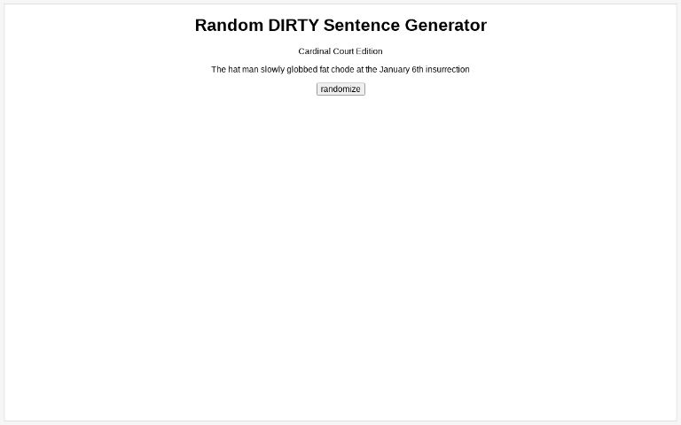 random-dirty-sentence-generator