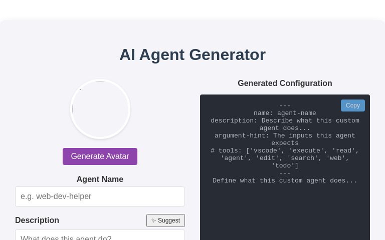 AI Agent Generator