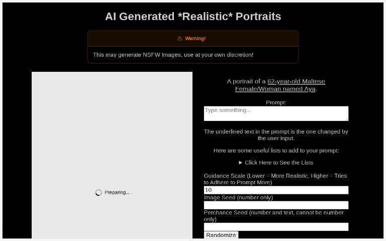 AI Generated *Realistic* Portraits