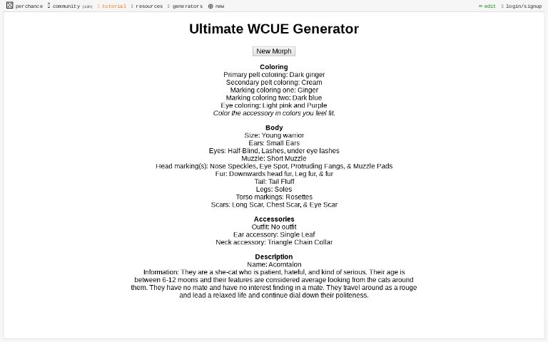 Ultimate WCUE Generator