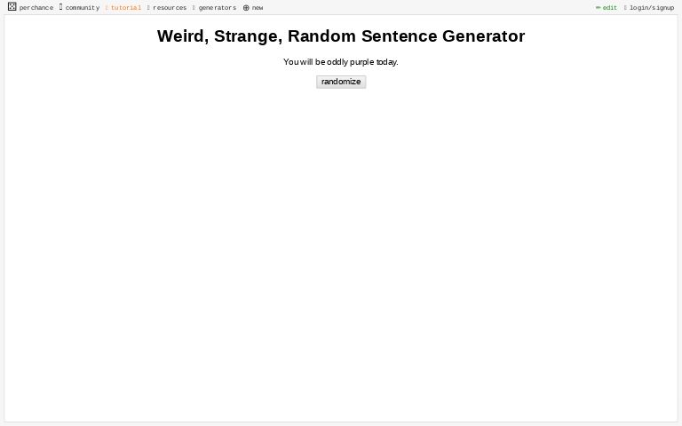 weird-strange-random-sentence-generator